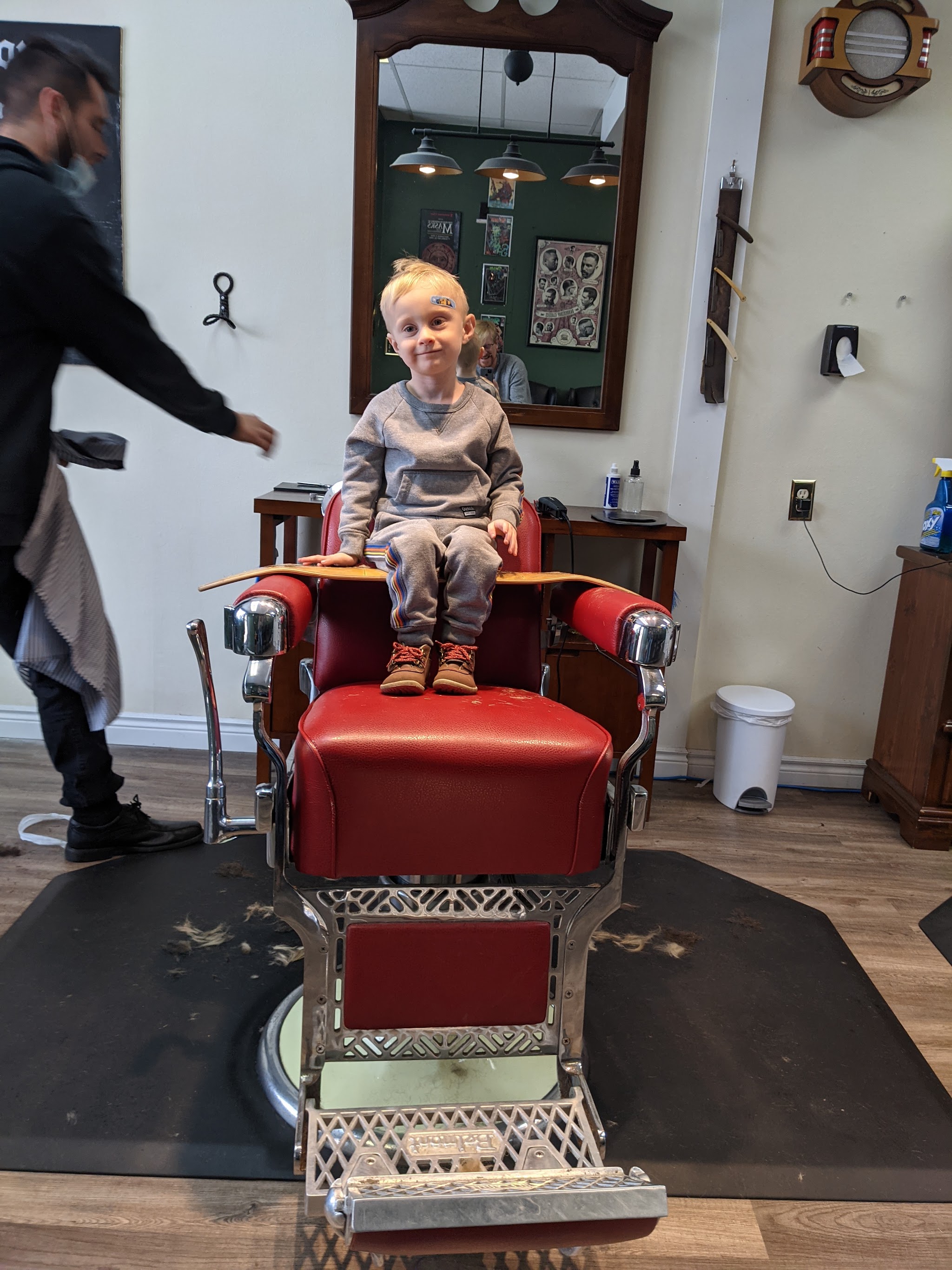 The Growling Room Barber Shop interior