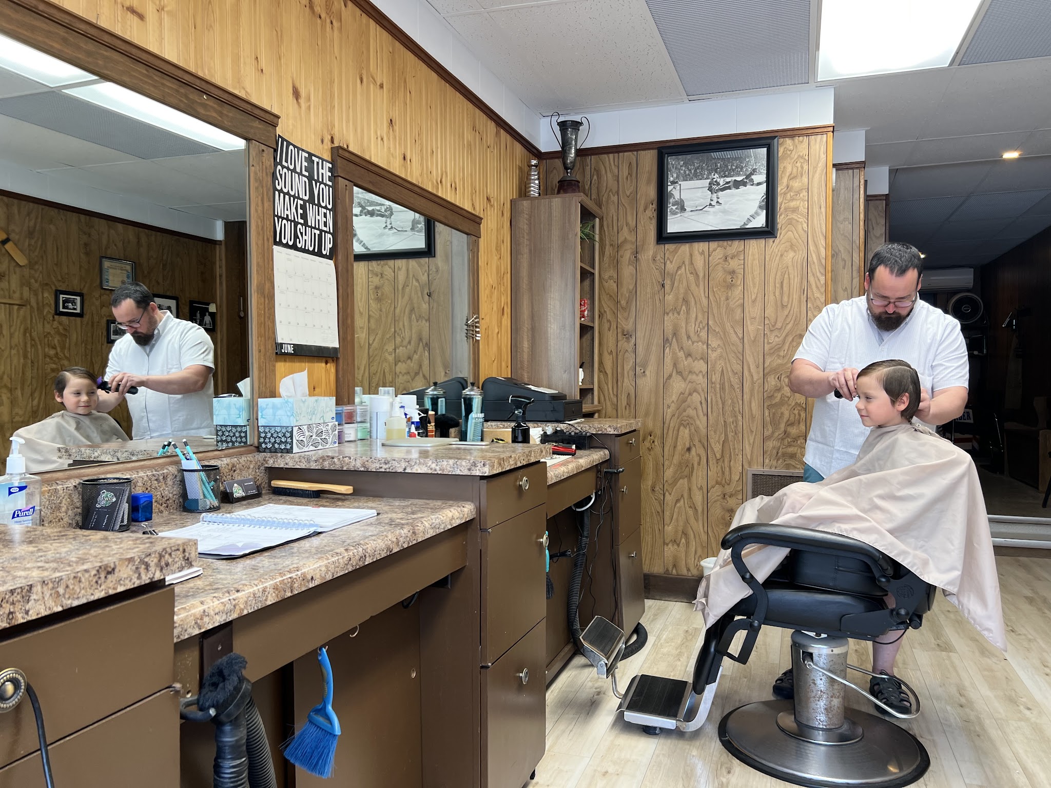 The Growling Room cutting station